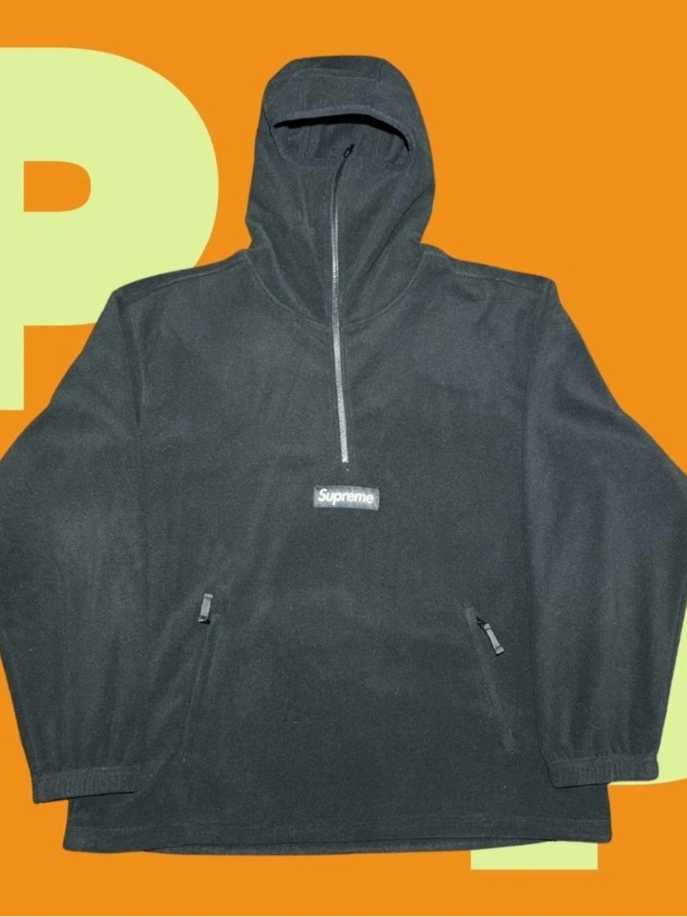Supreme Polartec Facemask Half Zip Pullover (X-Large)